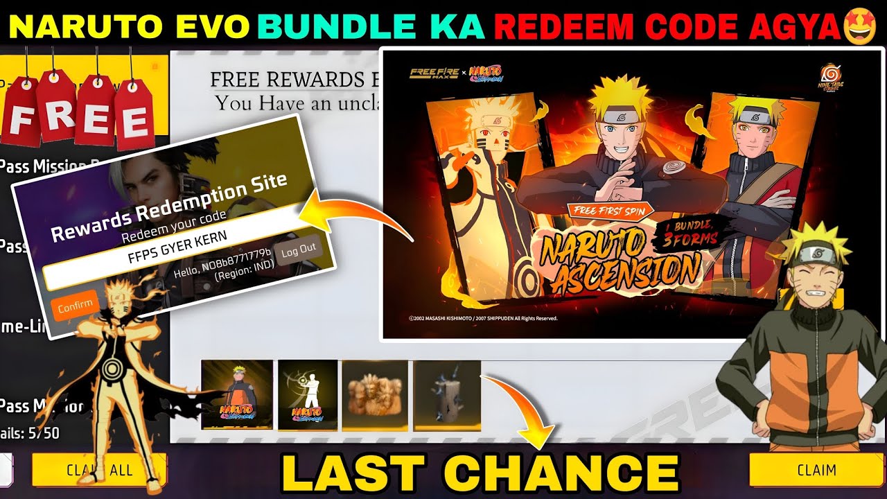 Free Fire Redeem Code Today