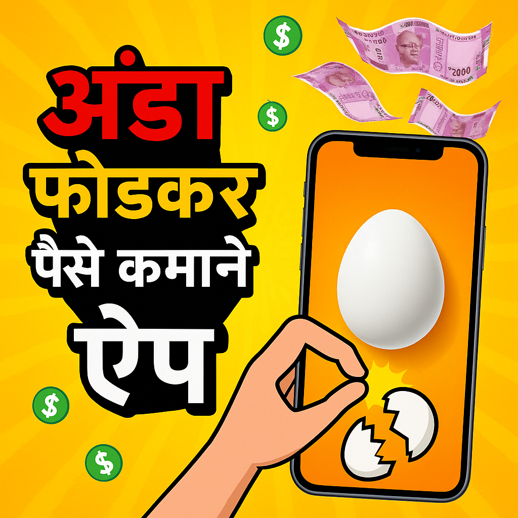 ANDA Fodkar Paise Kamane Wala App – जानिए कैसे सिर्फ अंडा फोड़कर रोजाना 500 रूपए कमाए