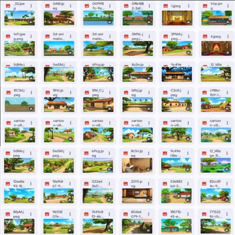 Download All Materials 2D Animation Cartoon