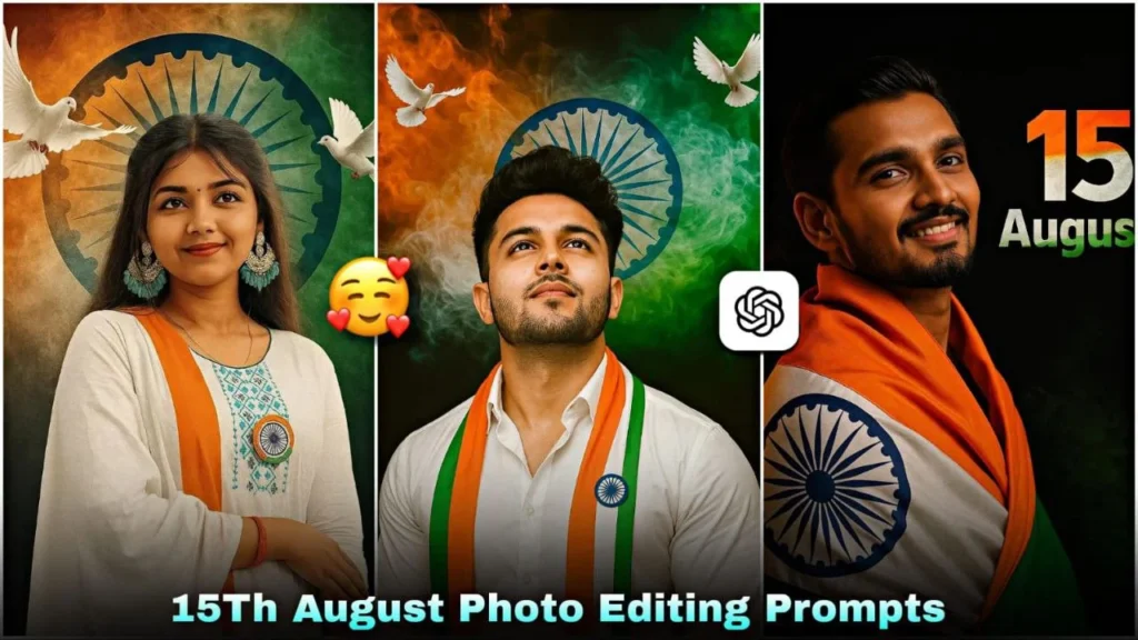 15th August Independence Day ChatGPT Photo Editing Prompts 2025